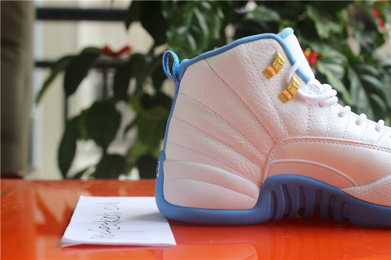 Authentic Air Jordan 12 GS University Blue